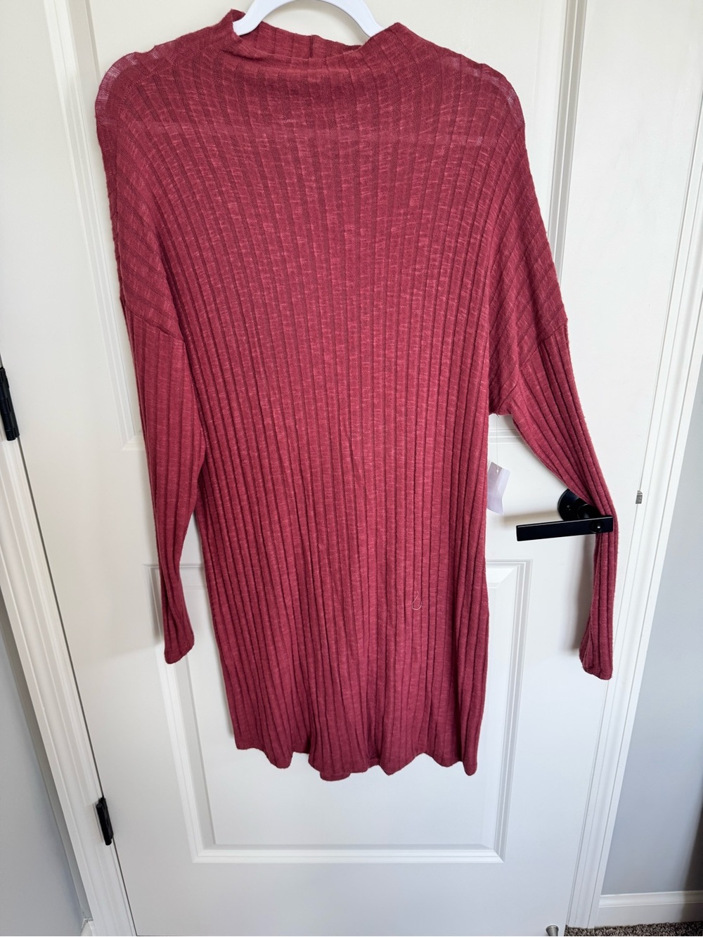 Charlotte Russe Ribbed Cowl Tunic Sweater - Size 1X